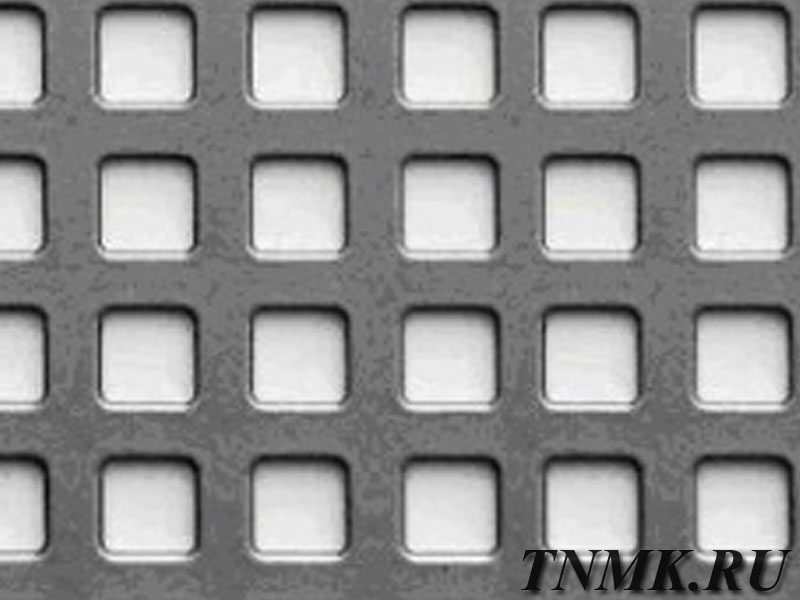 Лист перфорированный стальной 0,7х1000х2000 мм Qg 10,0-14,0